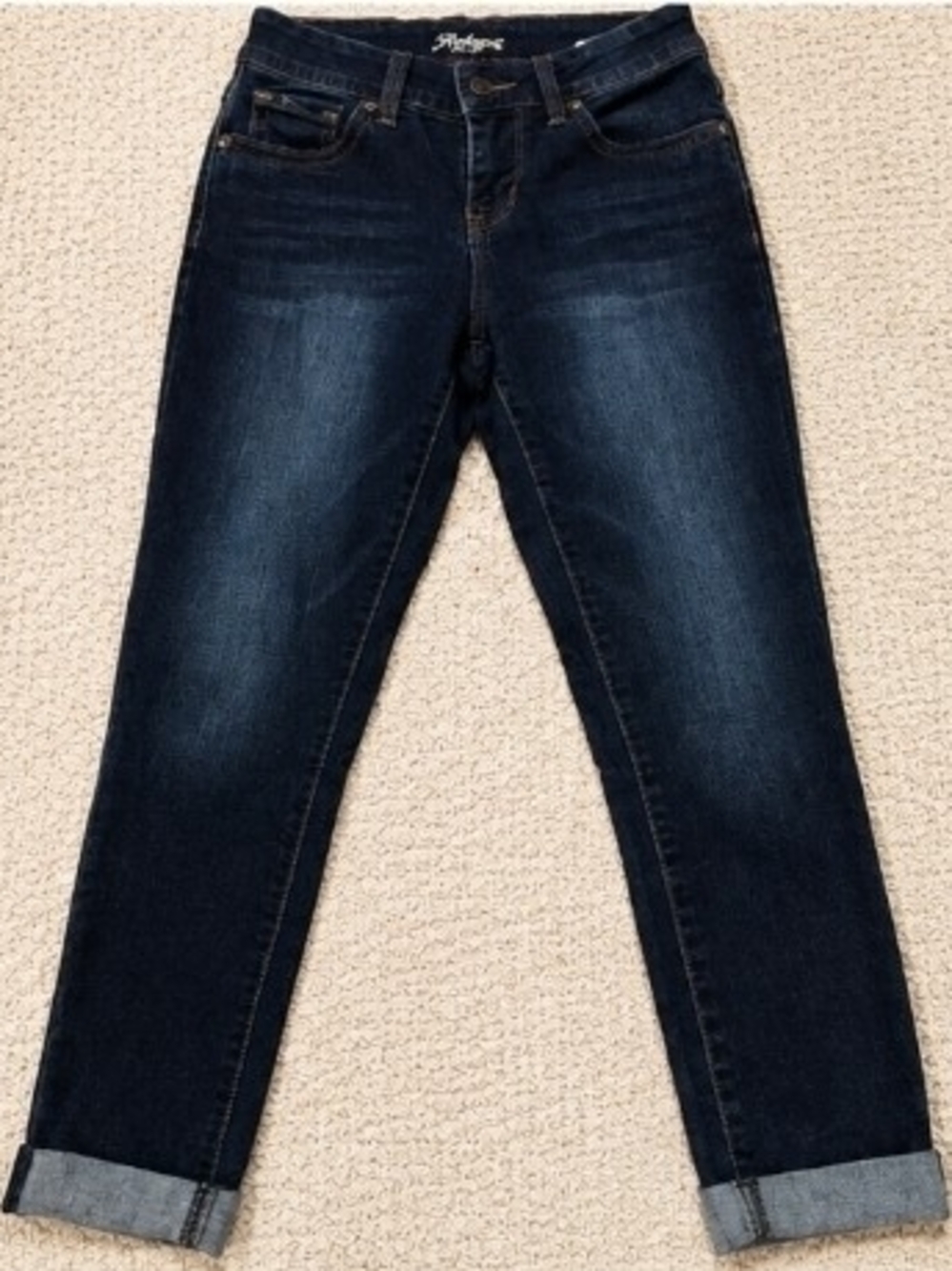 Royalty Dark Blue Cropped Jeans